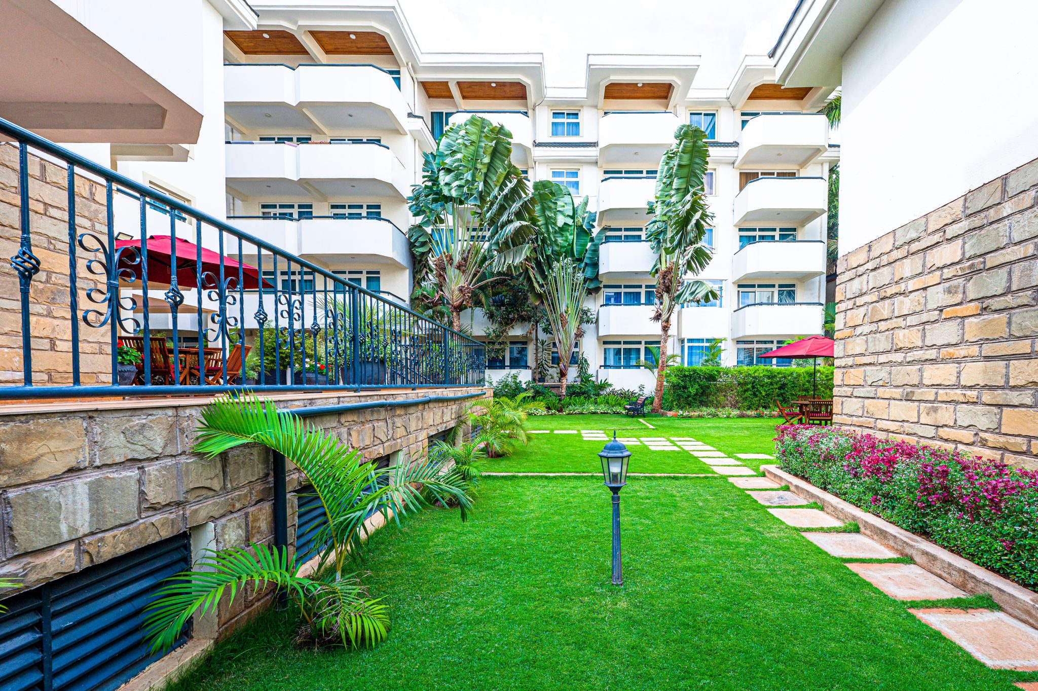 Lush Greenery at Roma Courts Serviced Apartments