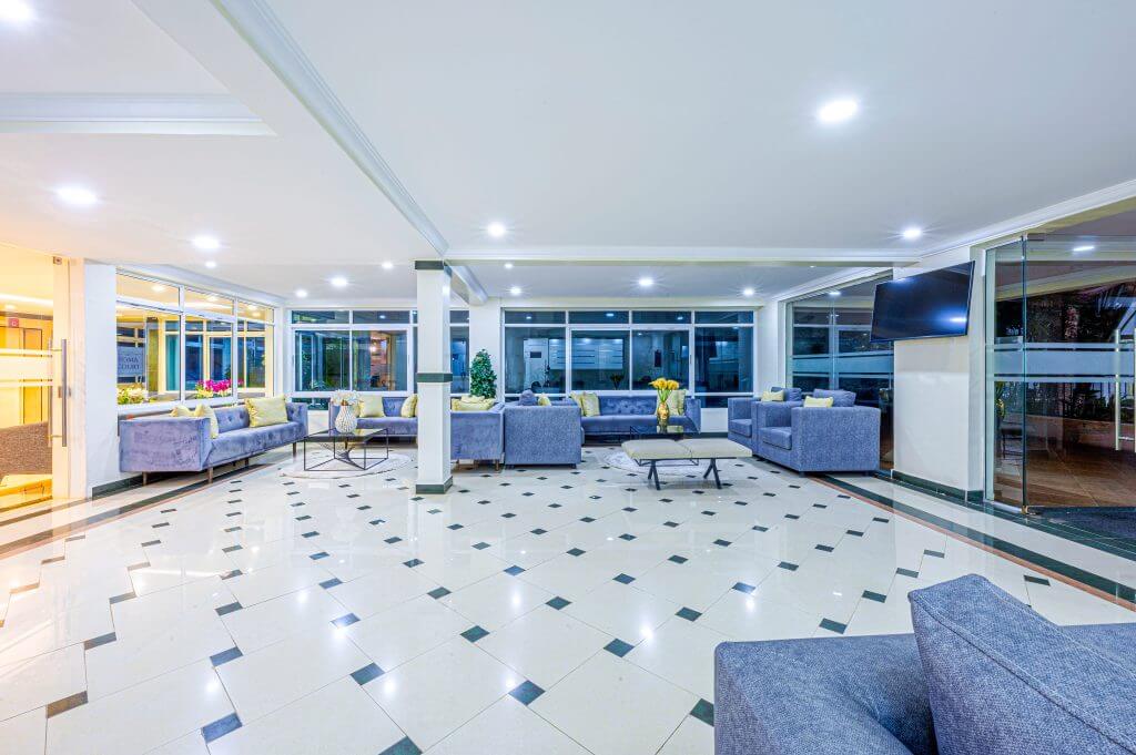 Relaxing Spaces at Roma Courts Serviced Apartments Nairobi