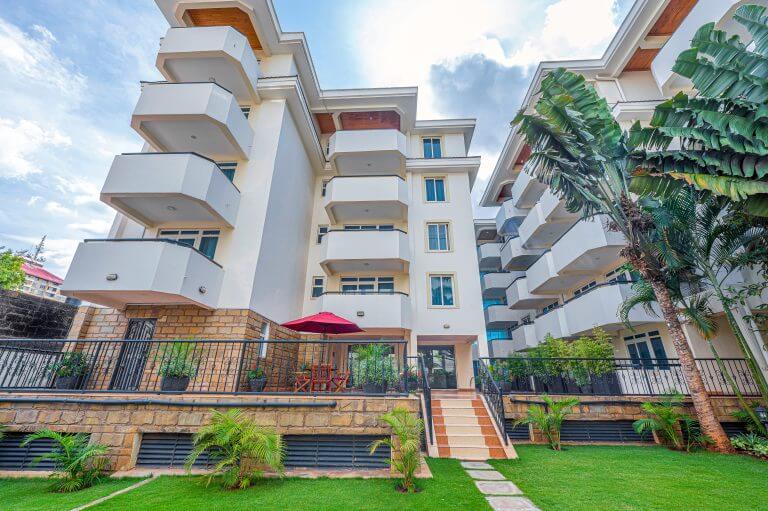 Outdoor Area — Roma Courts Serviced Apartments Nairobi