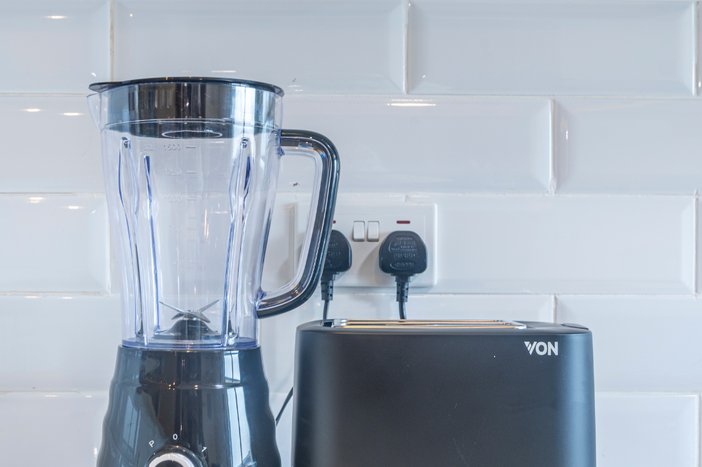 1 Bedroom Apartment kitchen amenities at Roma Courts Nairobi